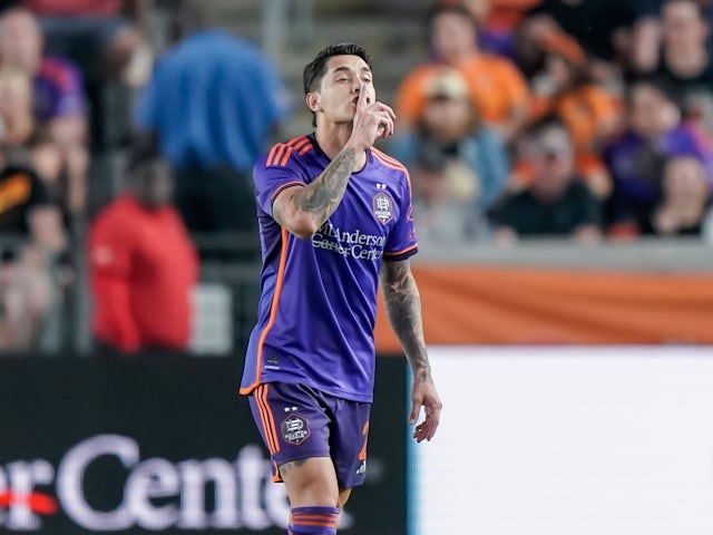  Franco Escobar of the Houston Dynamo pictured on March 15, 2025