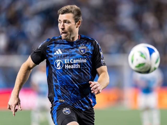  Dave Romney of the San Jose Earthquakes pictured on March 22, 2025