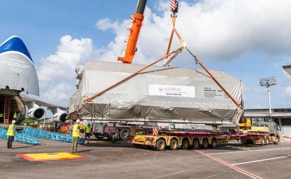 The CSO-3 satellite arrived at the European spaceport in Kourou, French Guiana, on January 15.