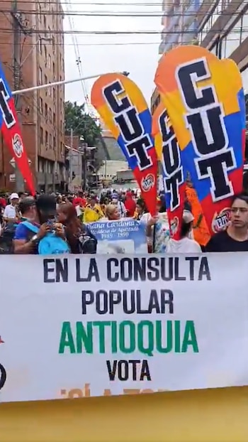 Iniciaron las movilizaciones en Medellín