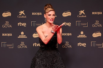 Paula Vazquez en los Premios