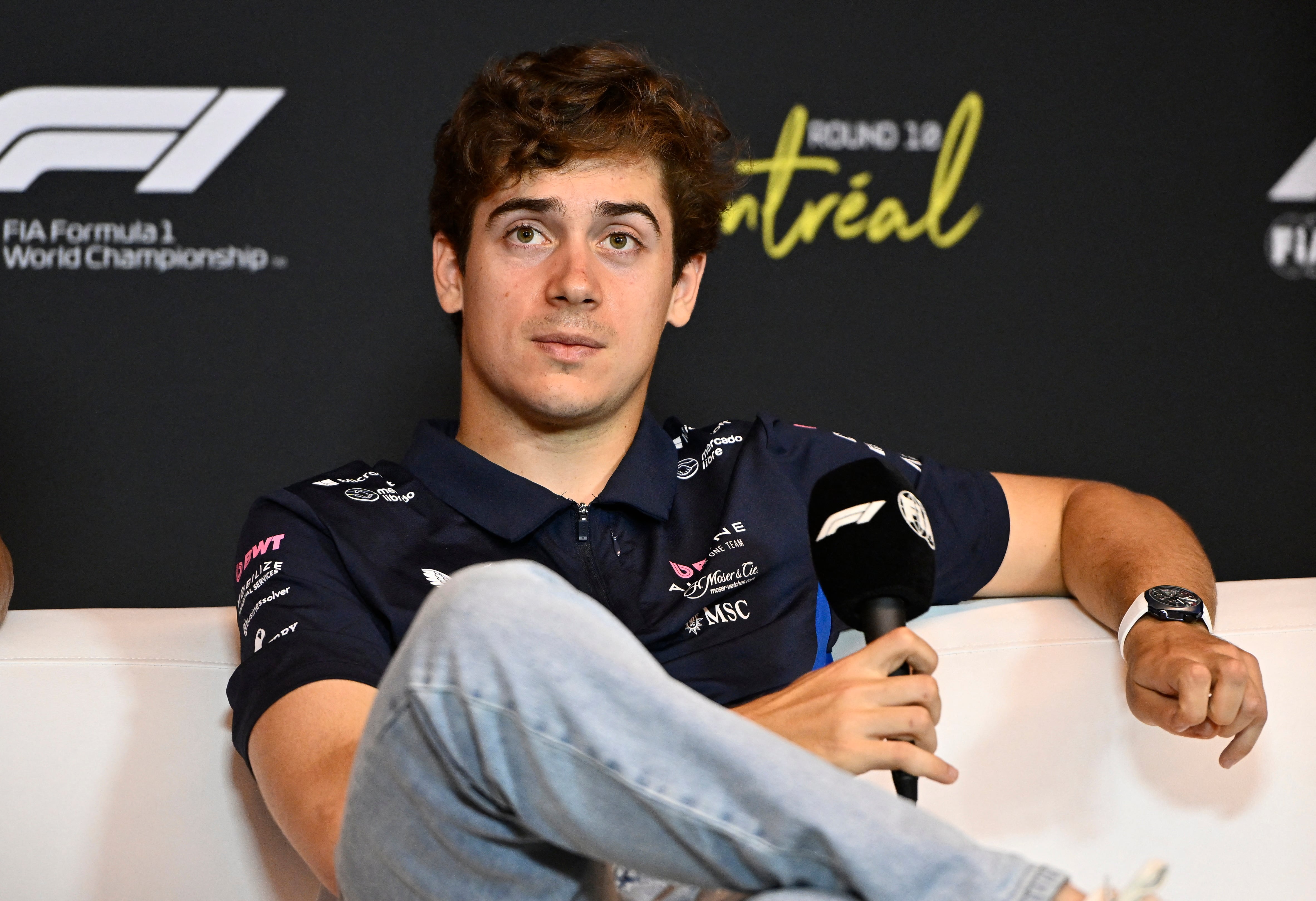 Franco Colapinto tendrá el primer desafío del GP de Canadá con la qualy (Foto: Reuters/Jennifer Gauthier)