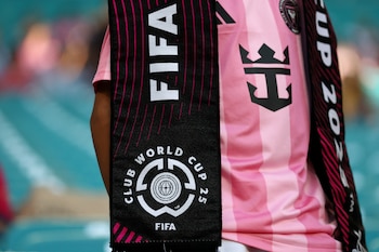 Inter Miami fan with World Cup scarf