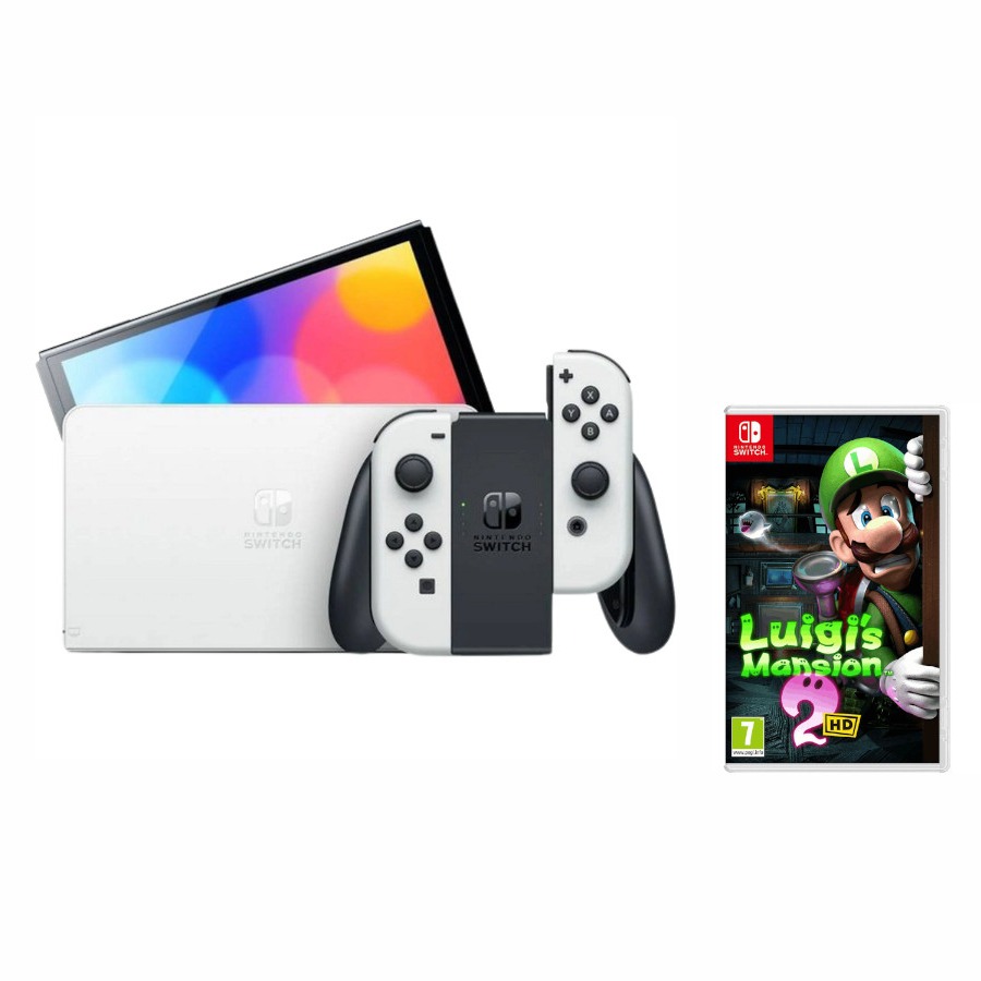Nintendo Switch OLED + Luigi's Mansion 2 HD