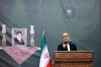 Iranian President Masoud