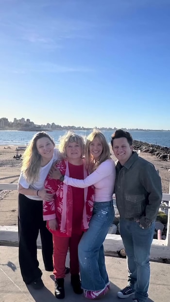 Family moments with Luisana Lopilato