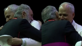 Pope's gesture of
