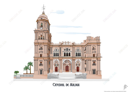 A3 Cathedral of Malaga Blanco