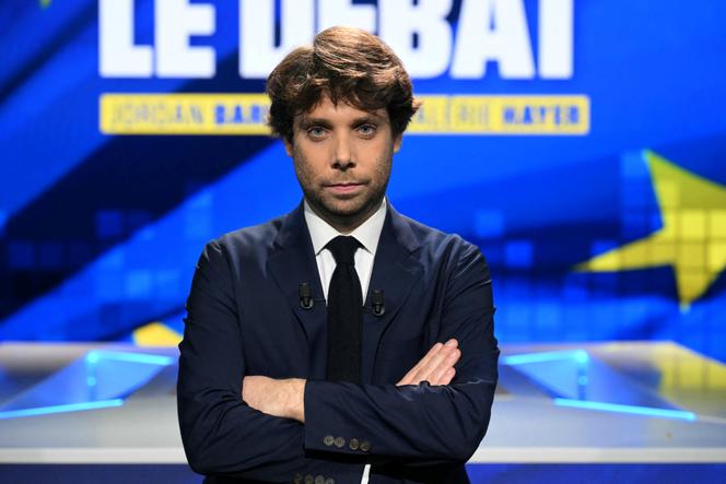 Le journaliste et animateur Benjamin Duhamel, dans les studios de la chaîne BFM-TV, à Paris, le 2 mai 2024.