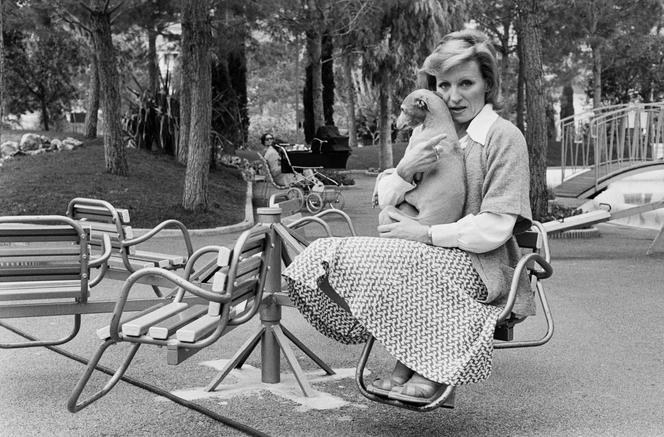 Nicole Croisille à Monte-Carlo, le 17 avril 1975.