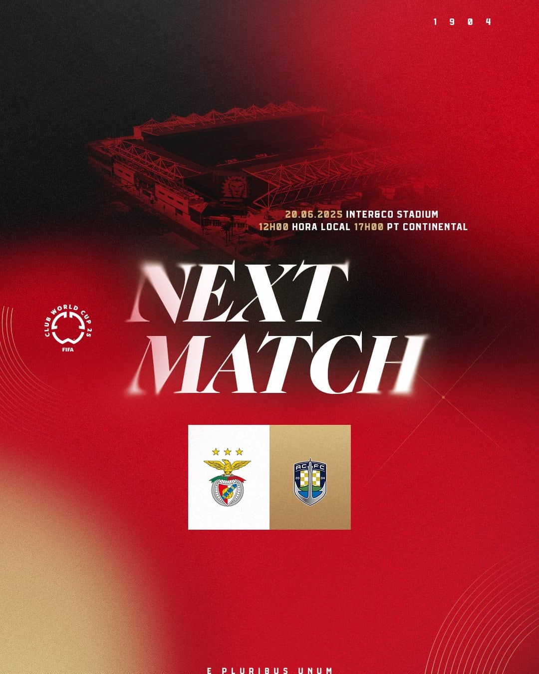 Match Time for Benfica vs Auckland City