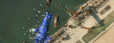 North Korea launched its 'largest warship', sank instantly, and is now trying to recover it with... balloons