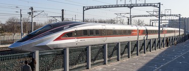 High-speed train testing in China