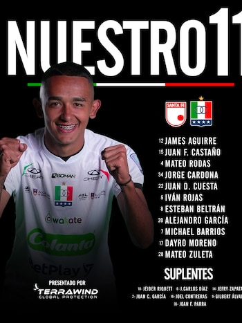 Thus, Once Caldas will line up against