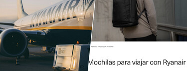 In its extreme obsession with hand luggage, Ryanair has created a new and explicit product: 'Ryanair travel backpacks'