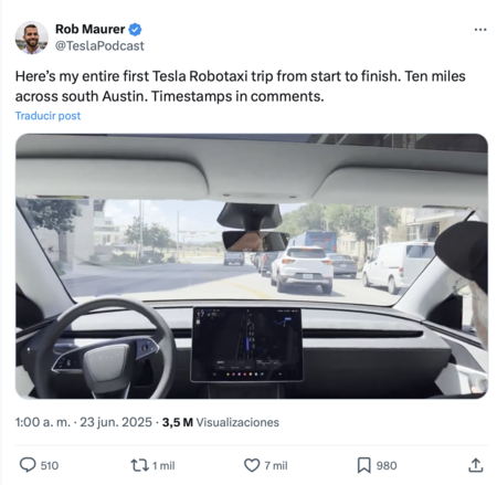 Tesla Robotaxi Incident