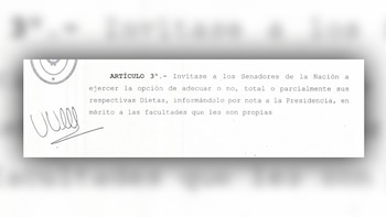 El decreto con el que
