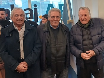 Hugo Benítez, Carlos Acuña and