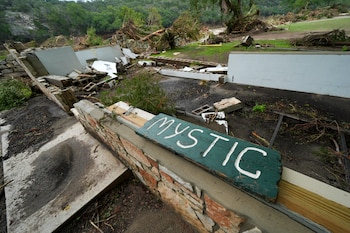 The Mystic Christian camp, together