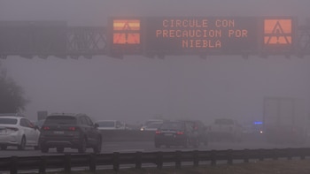The fog responds to a