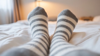 The stockings become