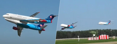 They are not fighters, they are planes of the Slovakia government: the day an Airbus A319 and a Fokker 100 stole the show
