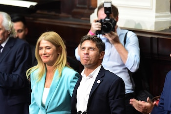 Axel Kicillof and Verónica Magario,