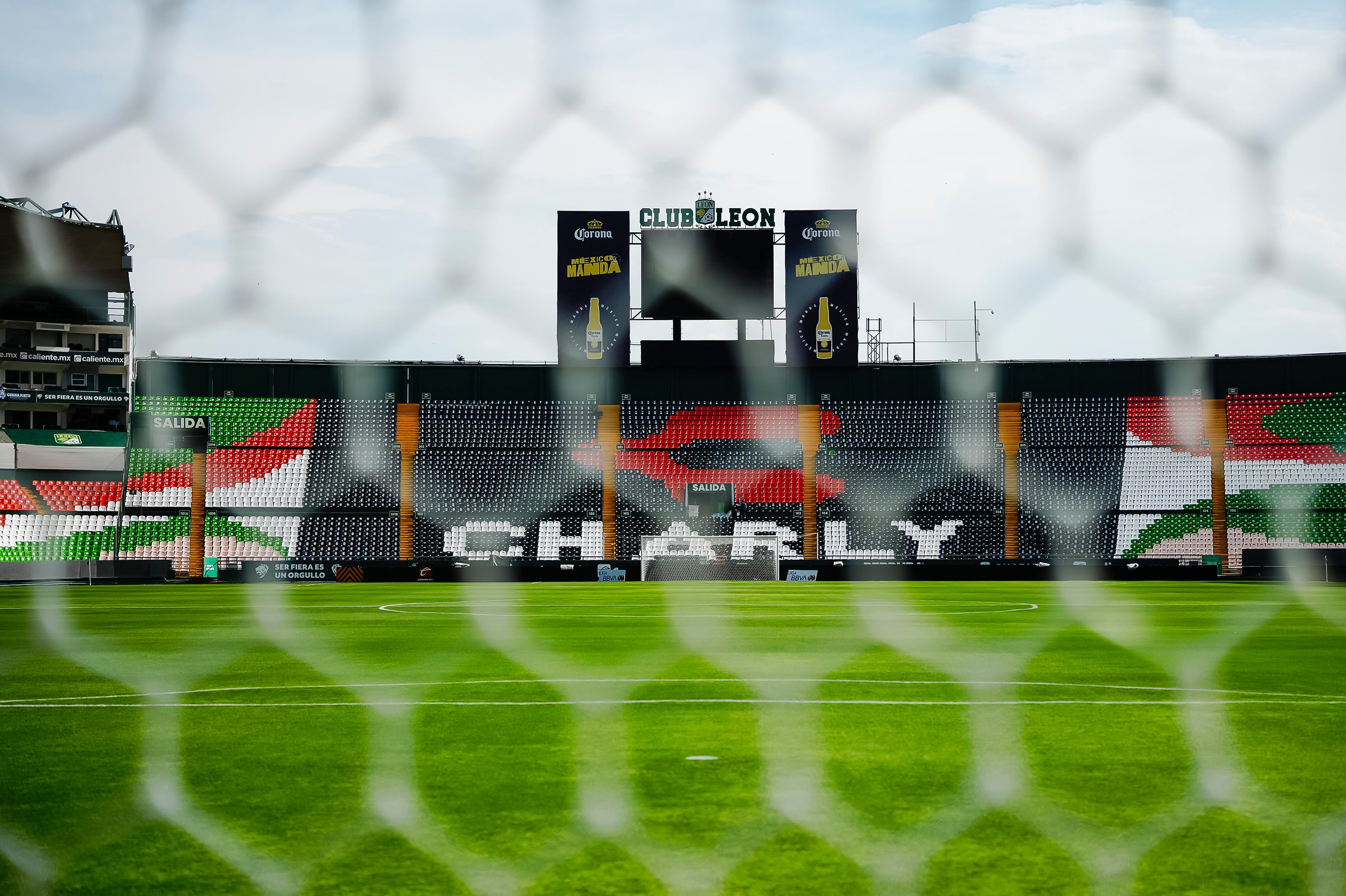 The Nou Camp Stadium is ready for the match between León and Chivas in the Opening 2025 - Credit Club León