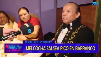 Melcochita breaks schemes with show