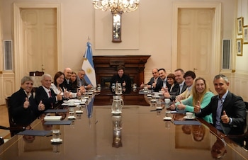 javier Milei y su Gabinete