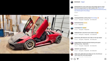 Deteriorated Lamborghini Murciélago LP 640