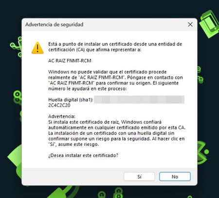 Warning Message