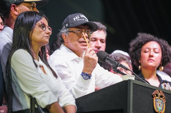 President Gustavo Petro in Medellín