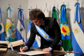 President Javier Milei in