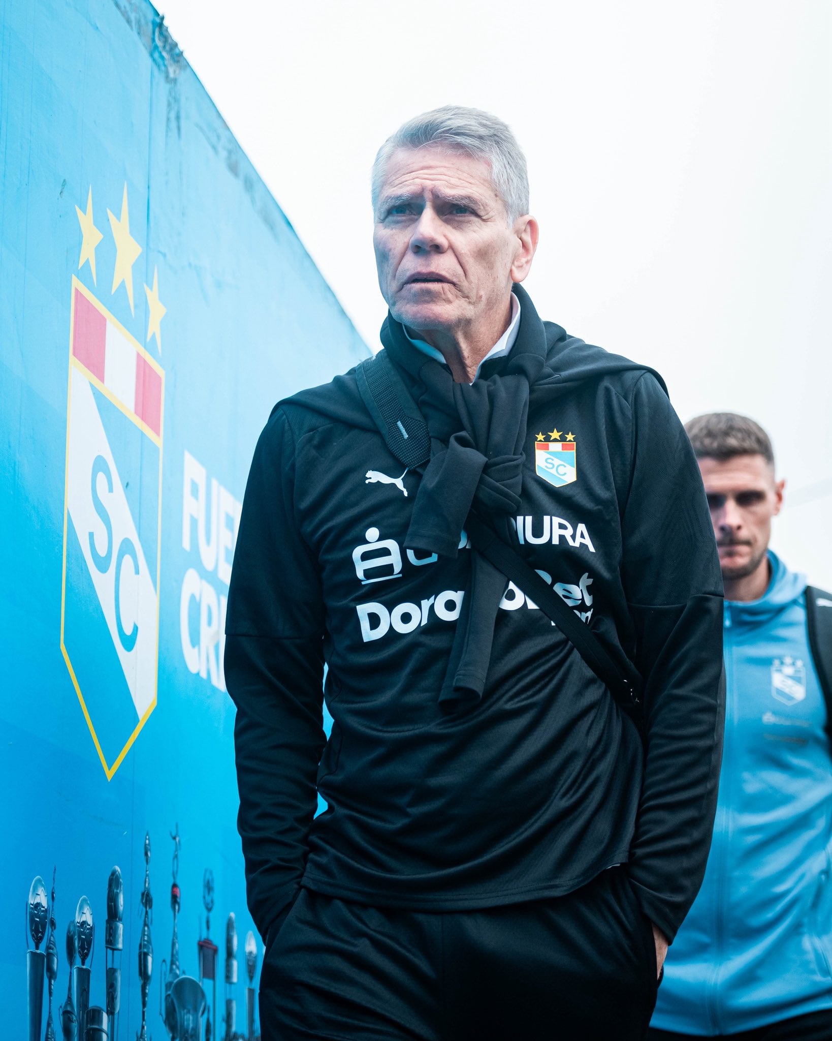 Arrival of the Sporting Cristal Delegation to the Alberto Gallardo stadium.