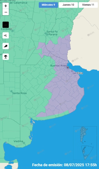 The areas of Buenos Aires