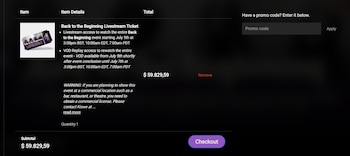 Ballots available to see in streaming Back to the Beginning - Credit screen capture backtothebeginning.com