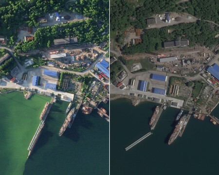 Rybachiy nuclear base damage