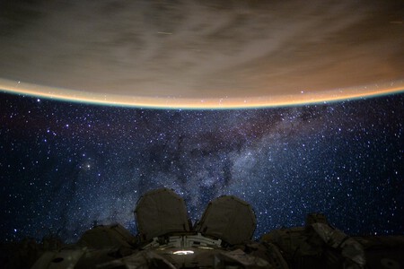 Perseids seen from the International Space Station on August 12, 2015