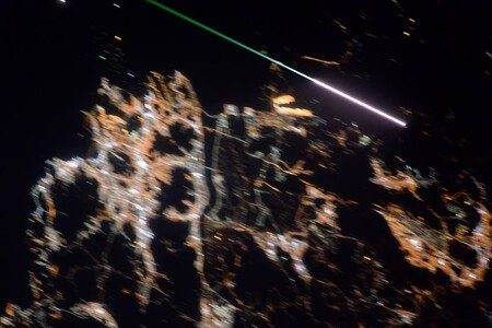 The Perseids seen from the International Space Station on August 9, 2024