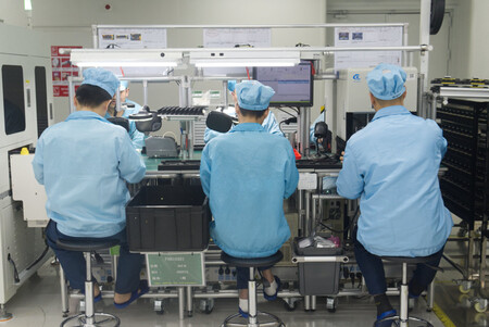 Workers in a factory
