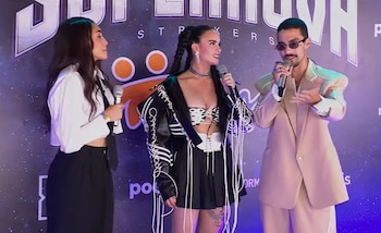 Gala appears on the carpet