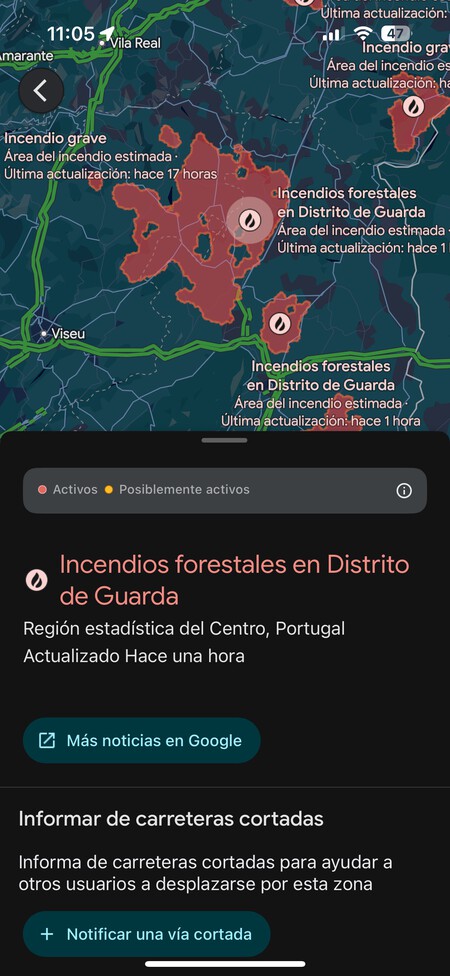Google Fire Map