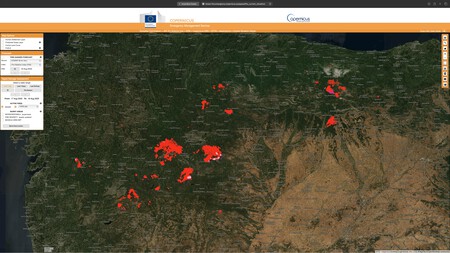Copernicus data layers options