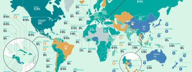 This map explains the standard tipping values around the world.
