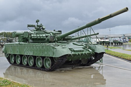 T-80BV tank from the Patriot Museum