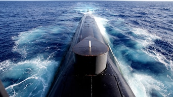 The USS Annapolis stern