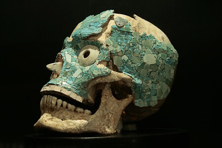 Museum of Cultures of Oaxaca Crneo with turquoise