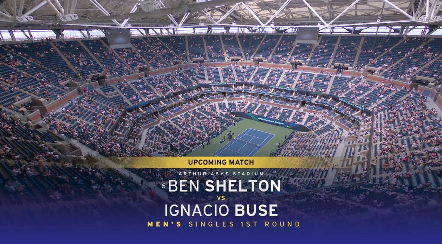 Arthur Ashe Stadium during the US Open 2025