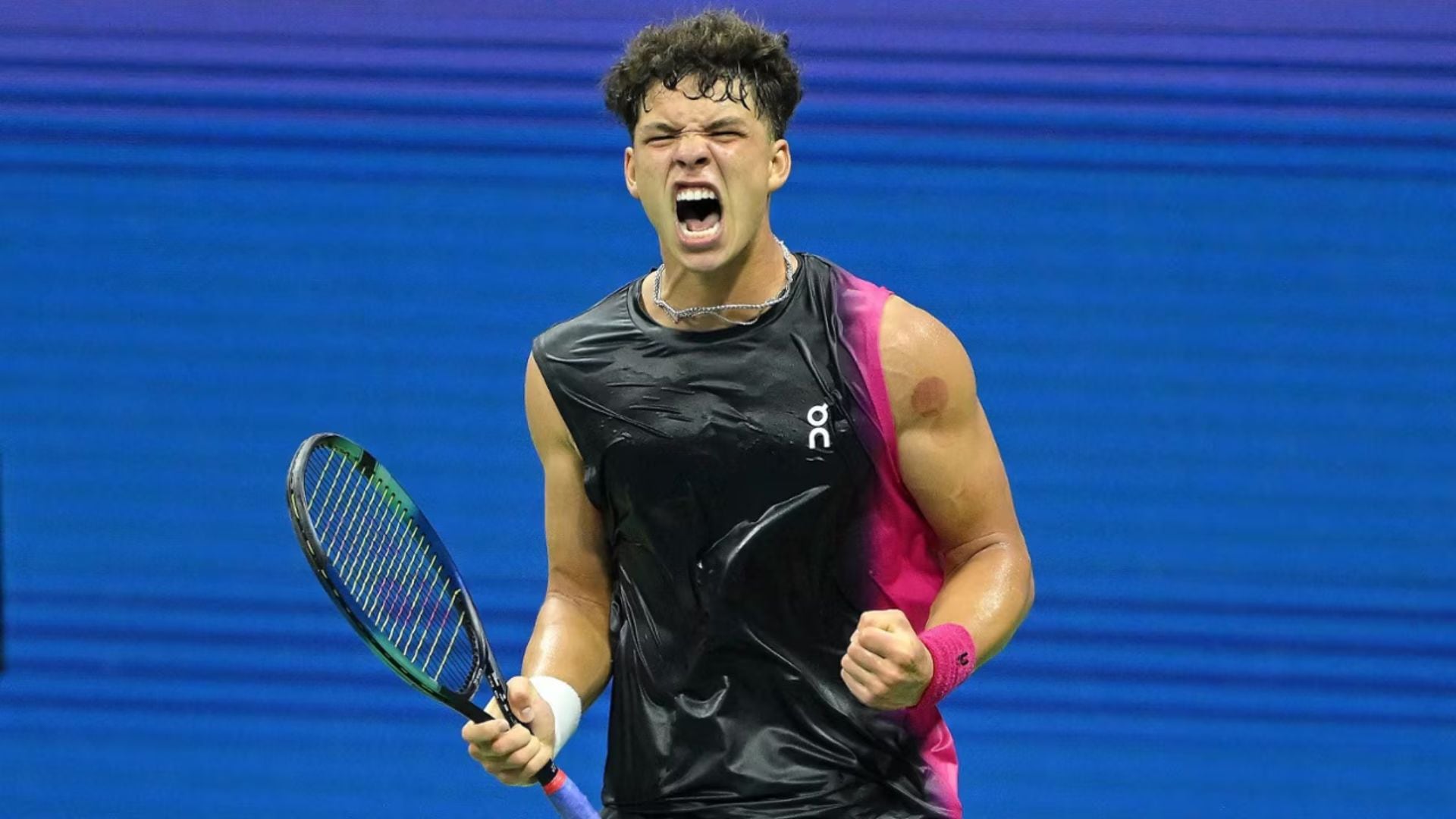 Ben Shelton ready for his match against Ignacio Buse at the US Open